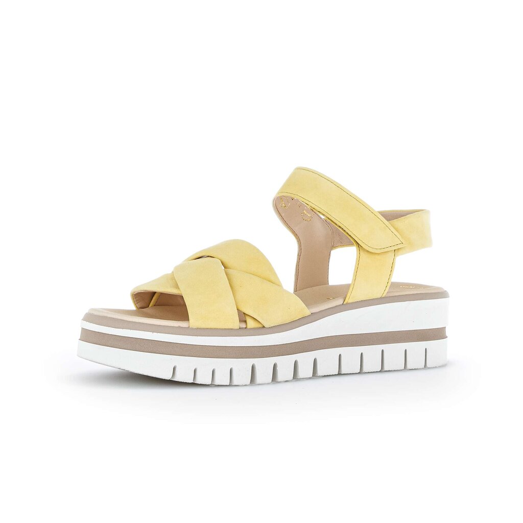 Gabor fashion Plateau Sandale gelb