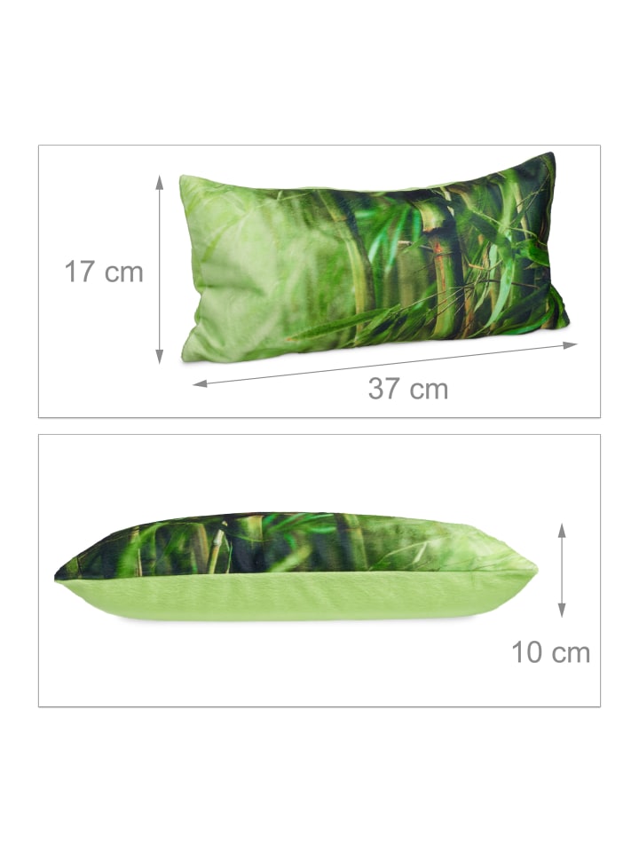 relaxdays Badewannekissen Bambus in Grün günstig kaufen onesize