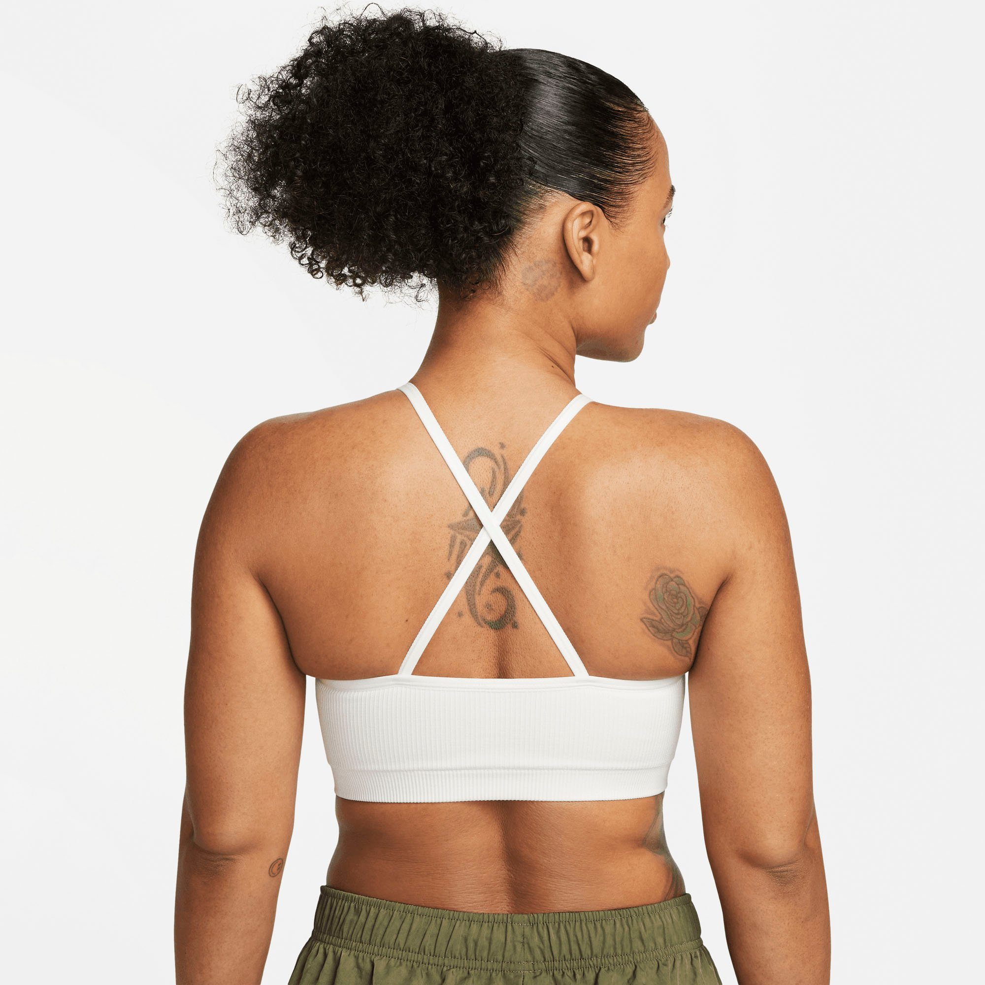 Nike Sport-BH Dri-FIT Indy Seamless Women's Light-Support Padded Ribbed Sports Bra