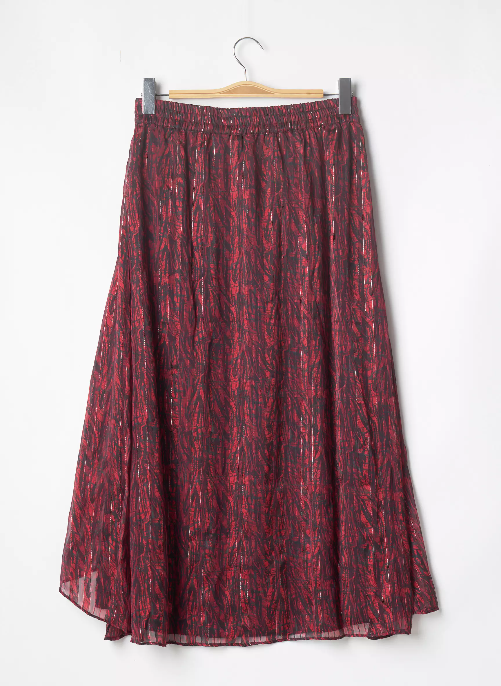 Vila Jupes Mi Longues Femme couleur rouge