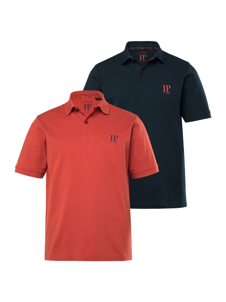 JP1880 Poloshirt in ziegelrot günstig kaufen