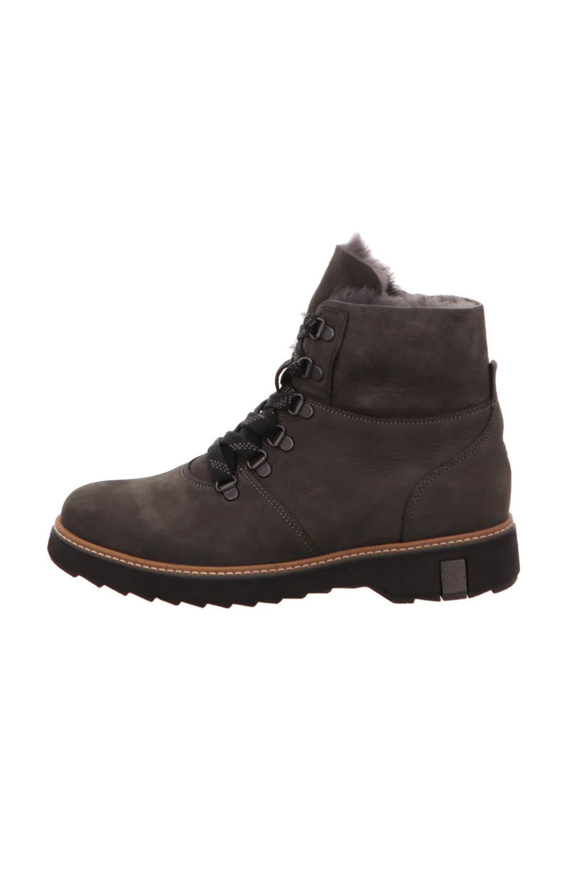 Waldläufer  Stiefelette - Grau - Flacher Absatz