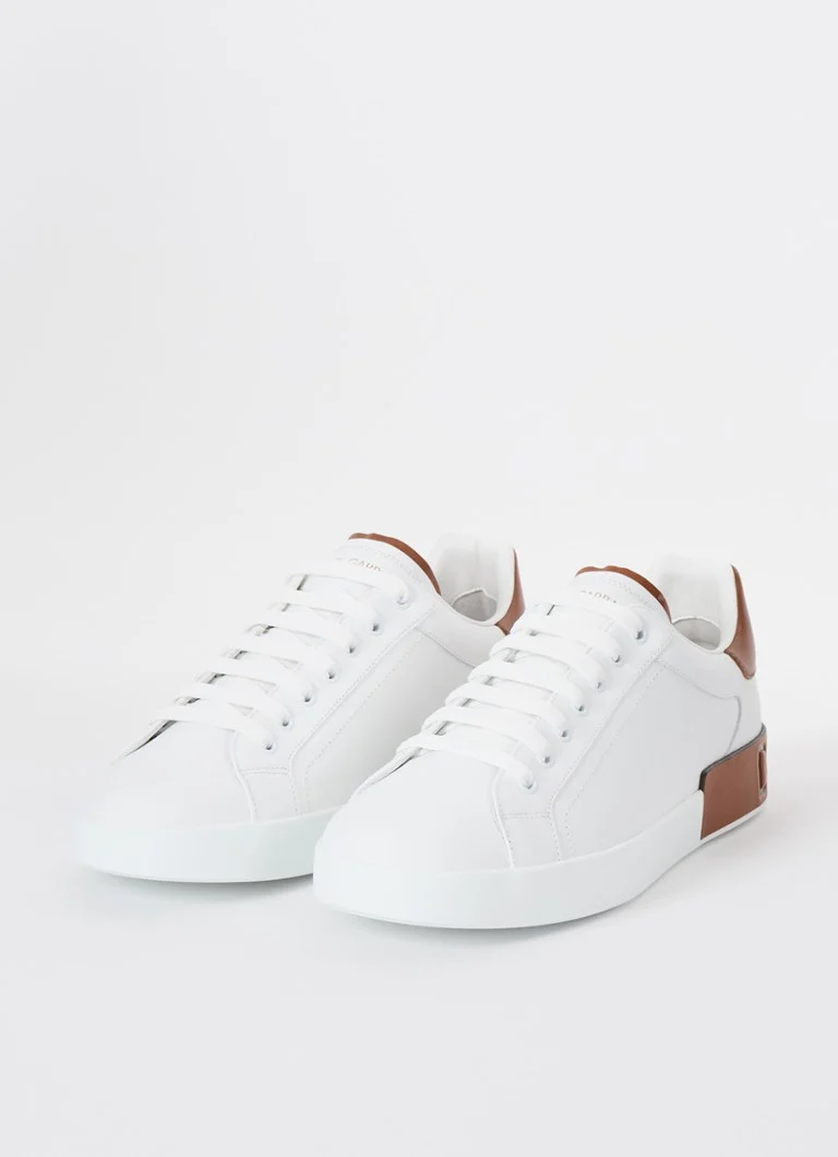 Sneakers Dolce & Gabbana Portofino in pelle di vitello con logo