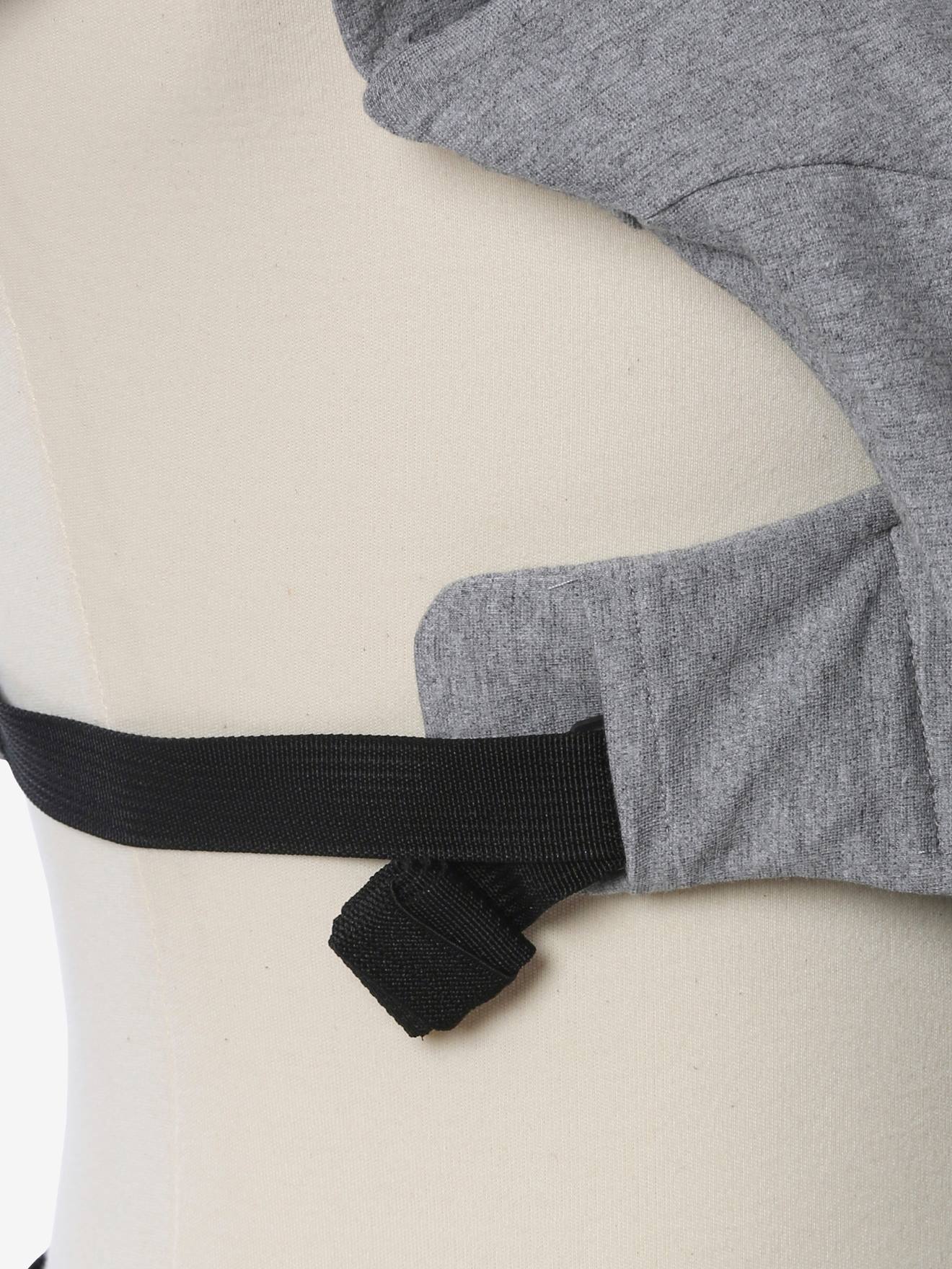 Porte-bébé ventral Physiologique + vertbaudet gris chiné