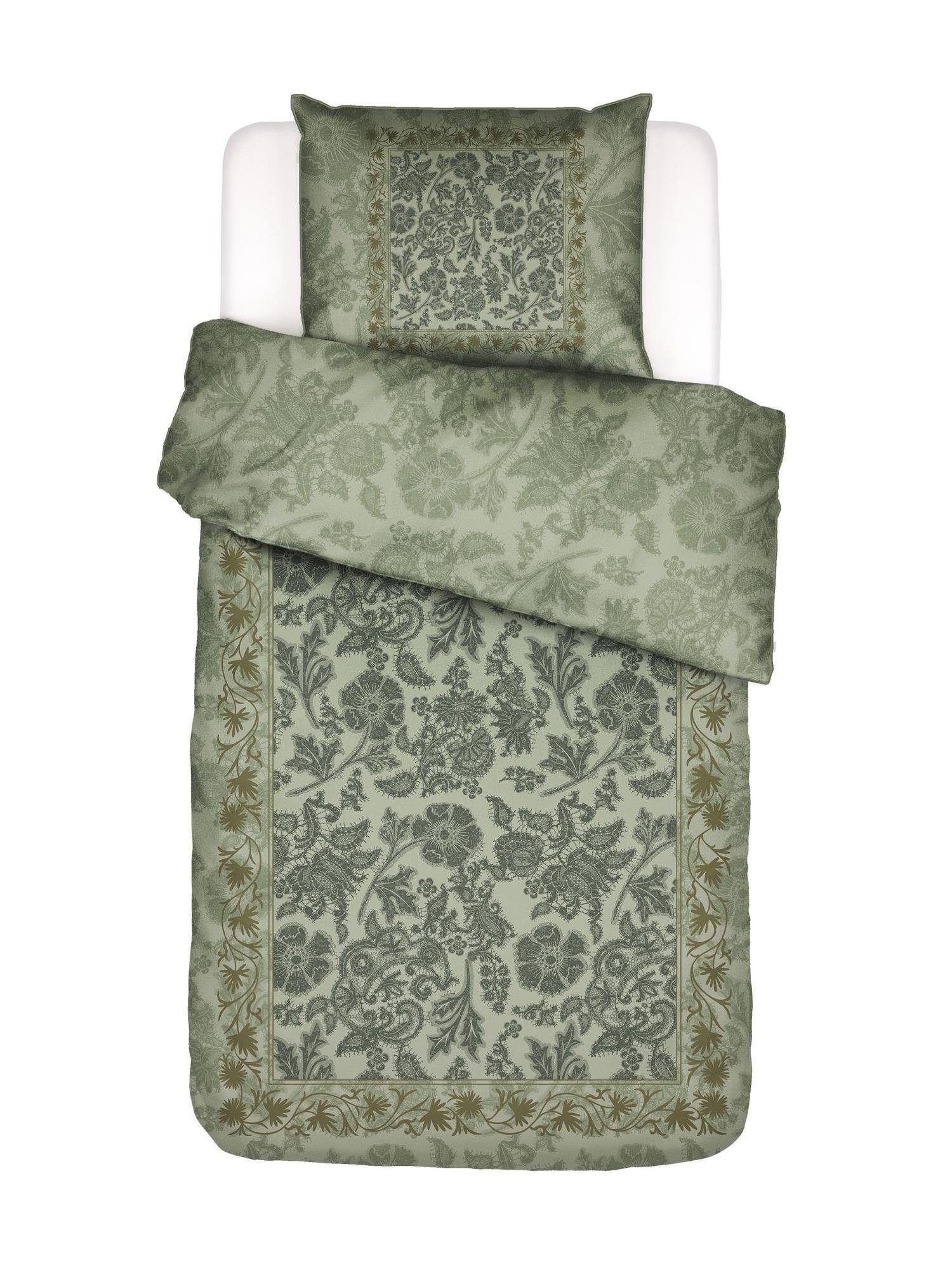 Bettwäsche Maere, Essenza, Satin, 2 teilig, mit floralem Muster