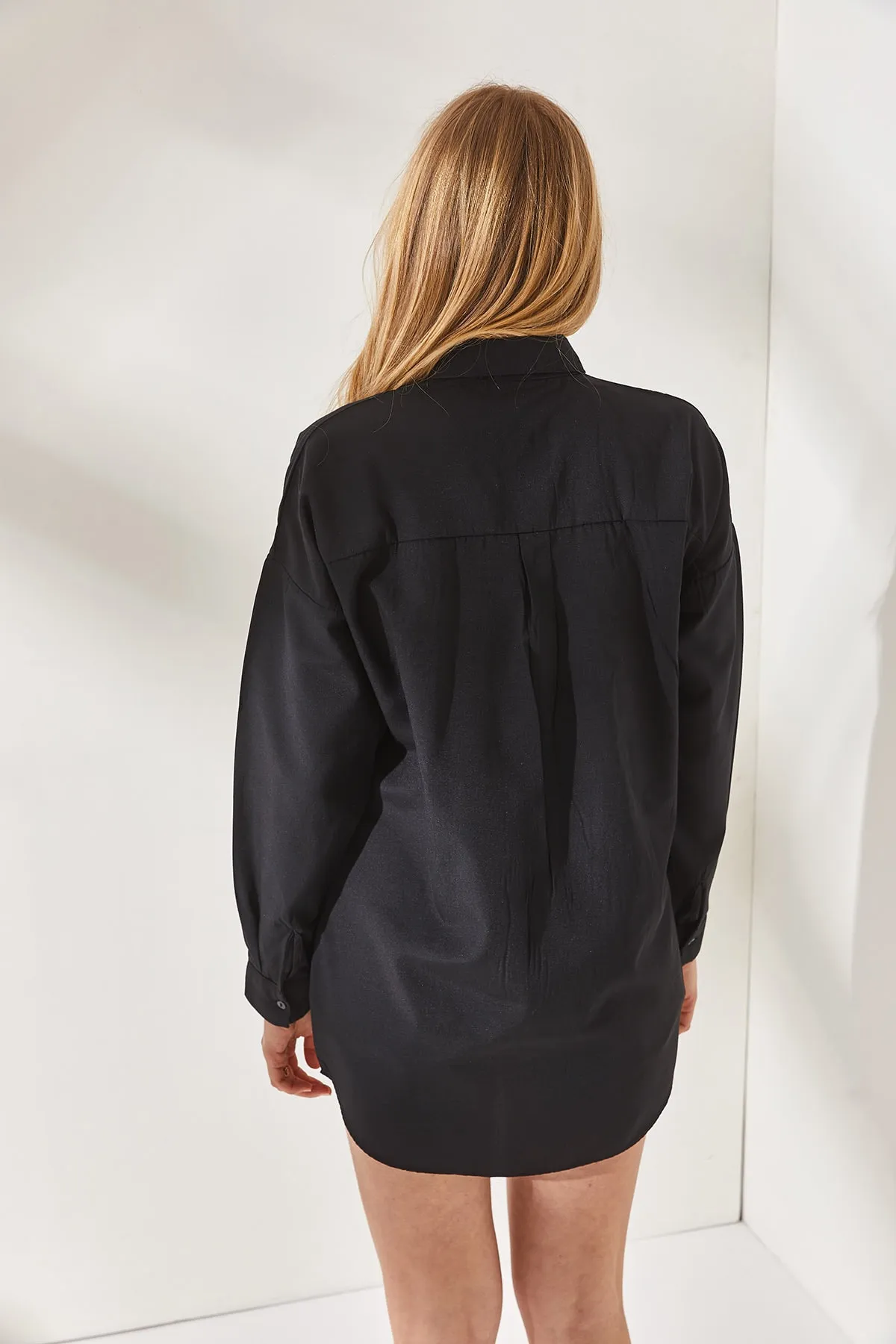 Olalook  Hemd - Schwarz - Oversized