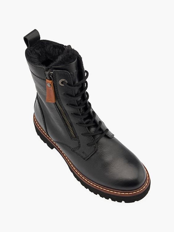 Bench Leder Schnürboots