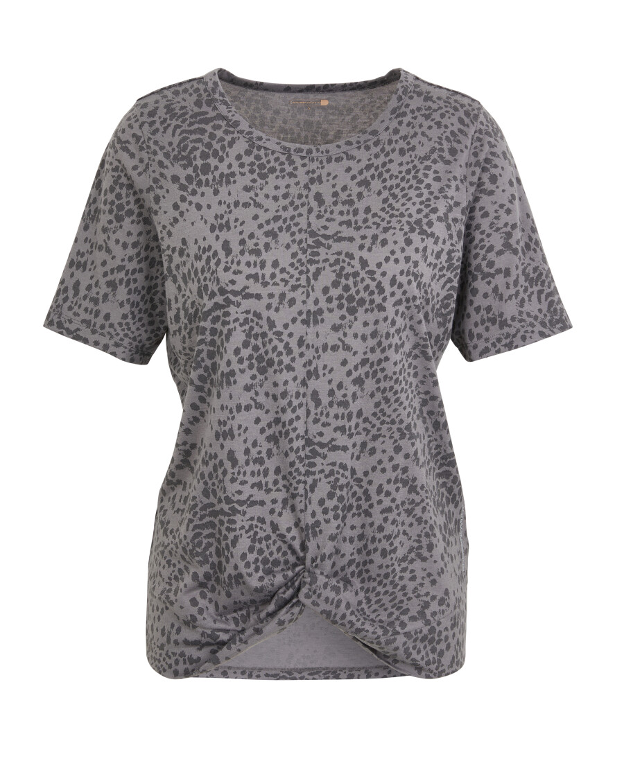 Sport-Shirt mit Leopardenmuster