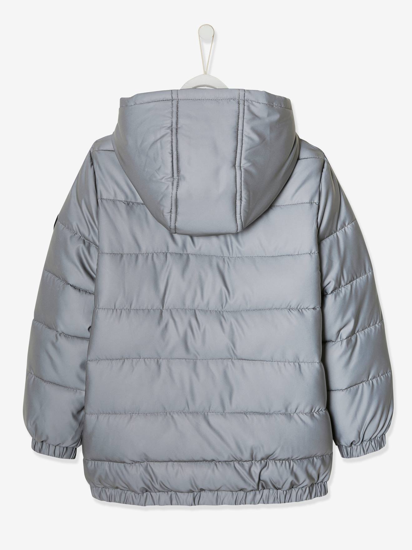 Vertbaudet Warme Jungen Steppjacke mit Recycling-Wattierung - grau