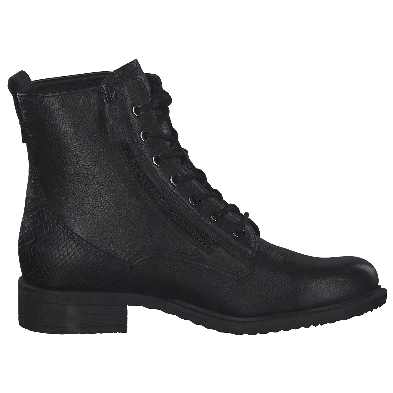 Tamaris 25211, Schnürstiefeletten, Damen, Schwarz