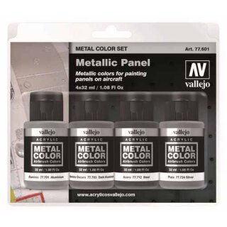 Vallejo Metal Color Metallic Panel Set 32ml (4)