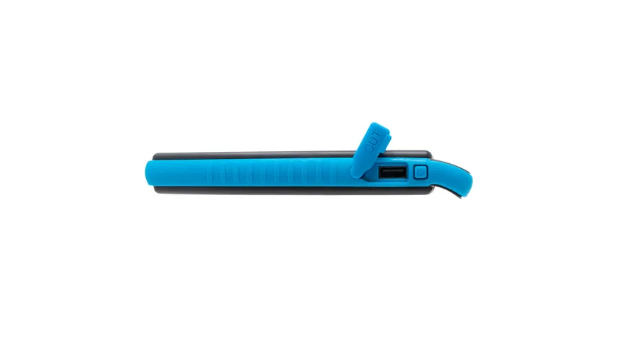Xlayer Zusatzakku Powerbank Solar Black/Blue 15.000mAh