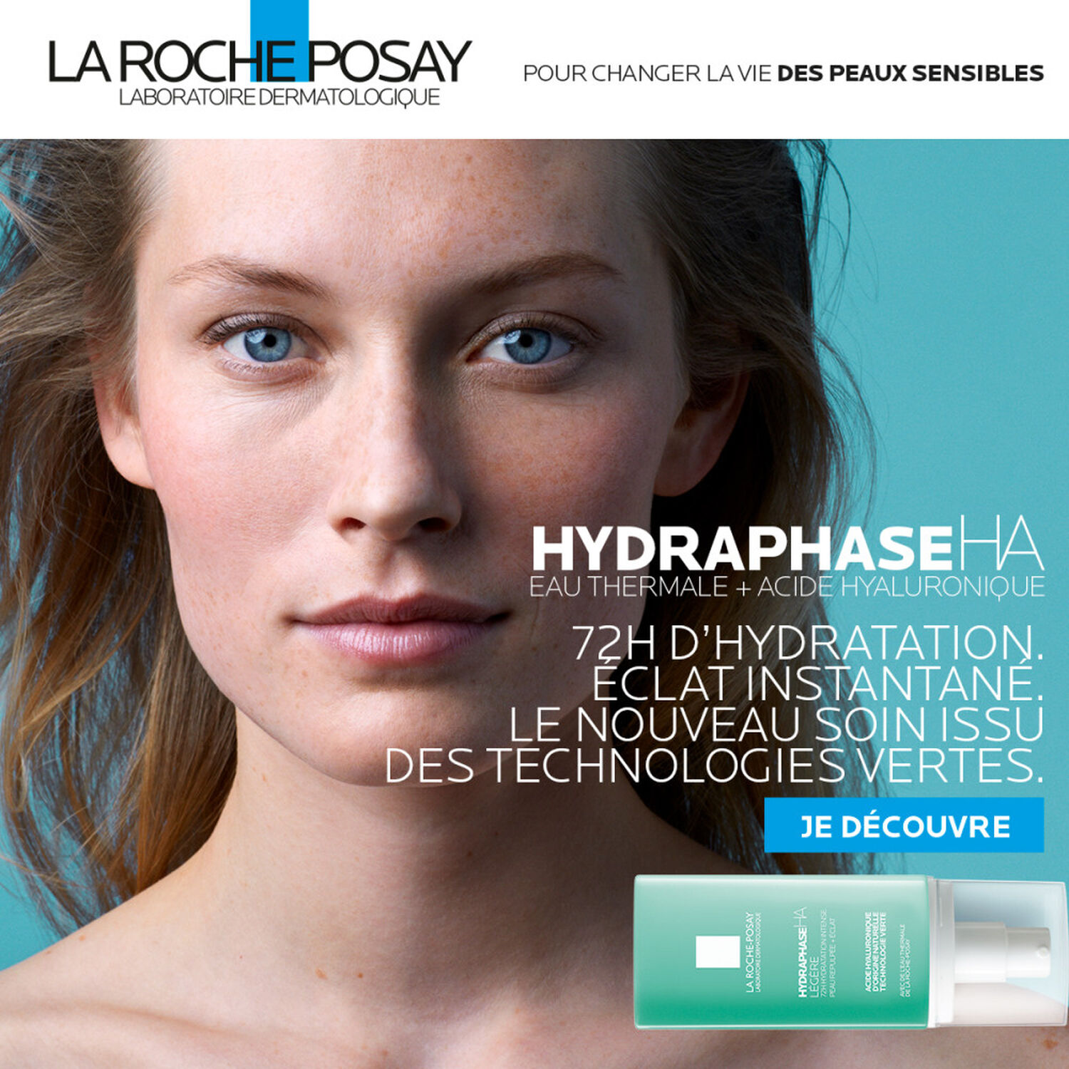 la roche-posay Hydraphase HA Légère Crème Hydratante Visage Acide Hyaluronique 50 ml
