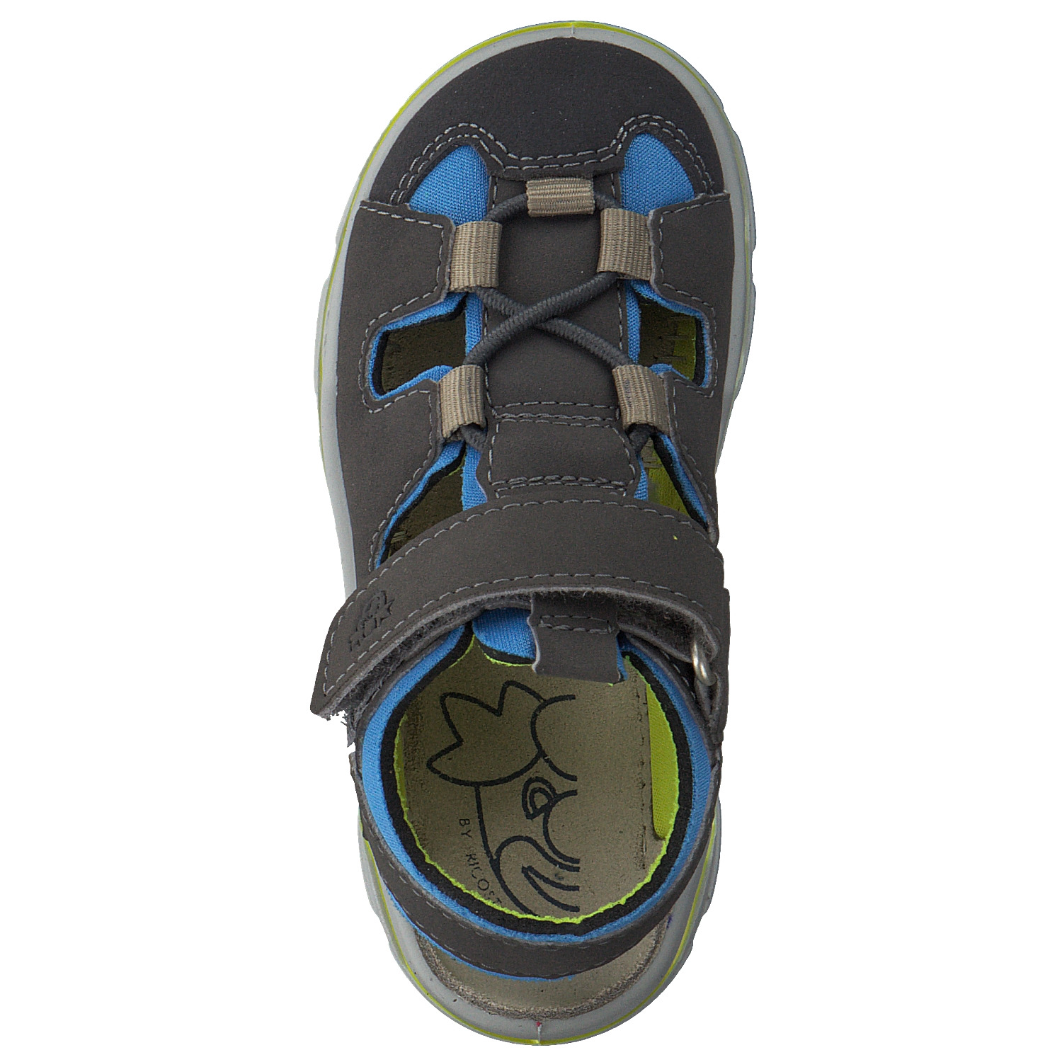Ricosta Gery 2900302 M, Lauflernschuhe, Kinder, meteor/sky