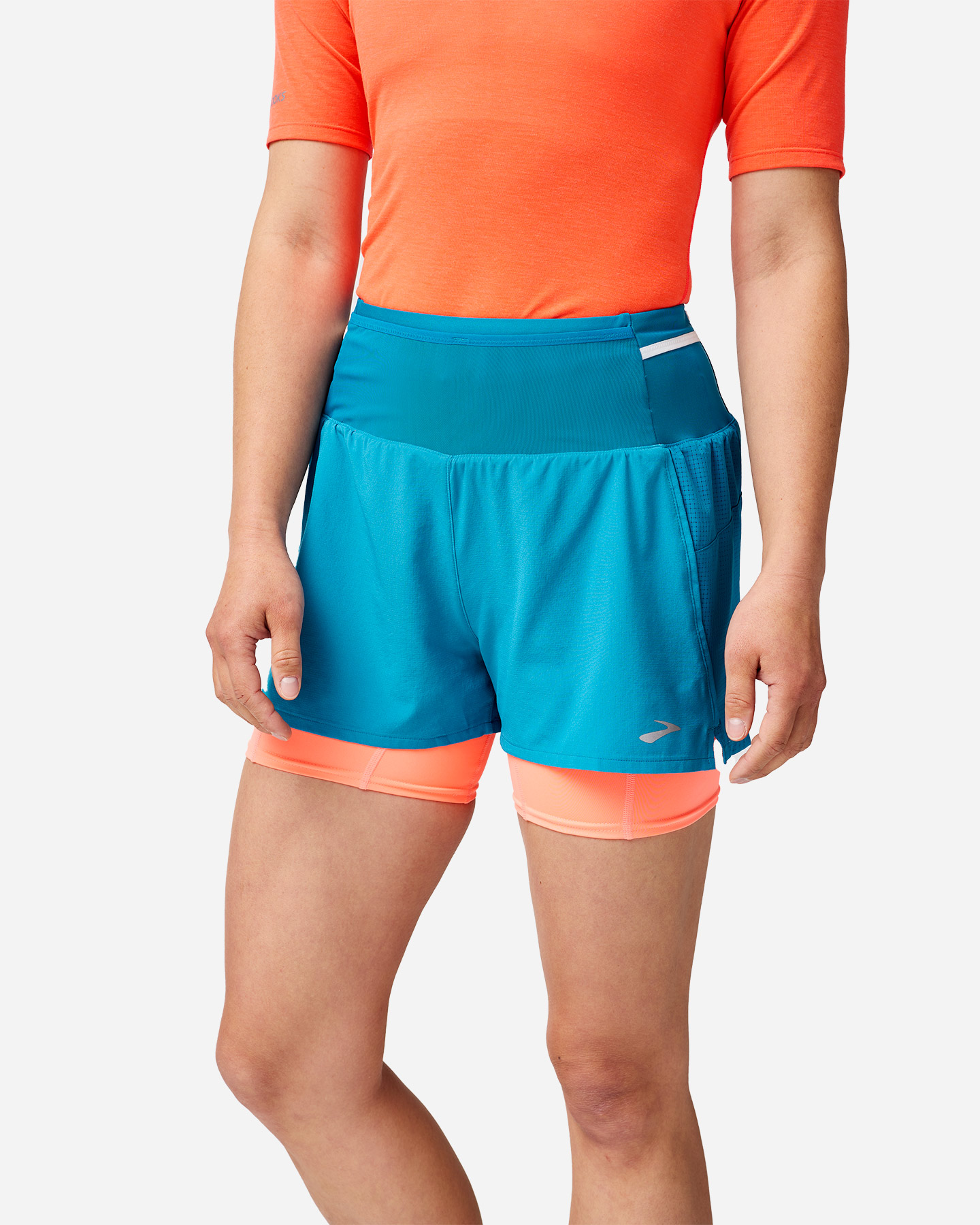 Krótkie buty do biegania Brooks High Point 2w1 W 221656427