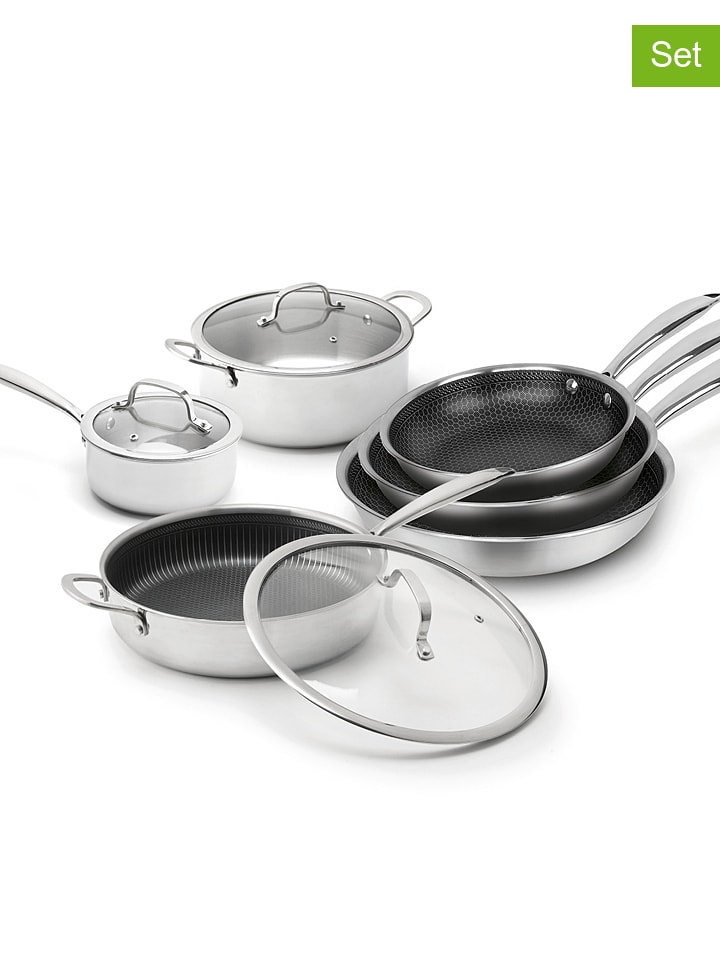 Sauter 9tlg. Kochgeschirr-Set in Silber günstig kaufen onesize