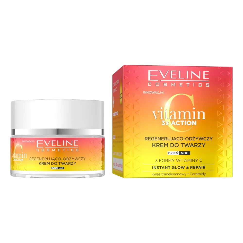 Eveline Vitamin C 3 x Action regenerirajuća i hranjiva dnevna i noćna krema