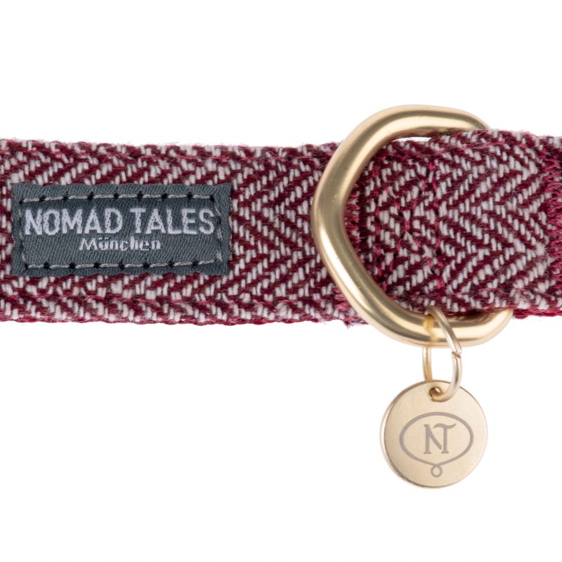 Nomad Tales Calma Halsband, burgundy zu TOP-Preisen