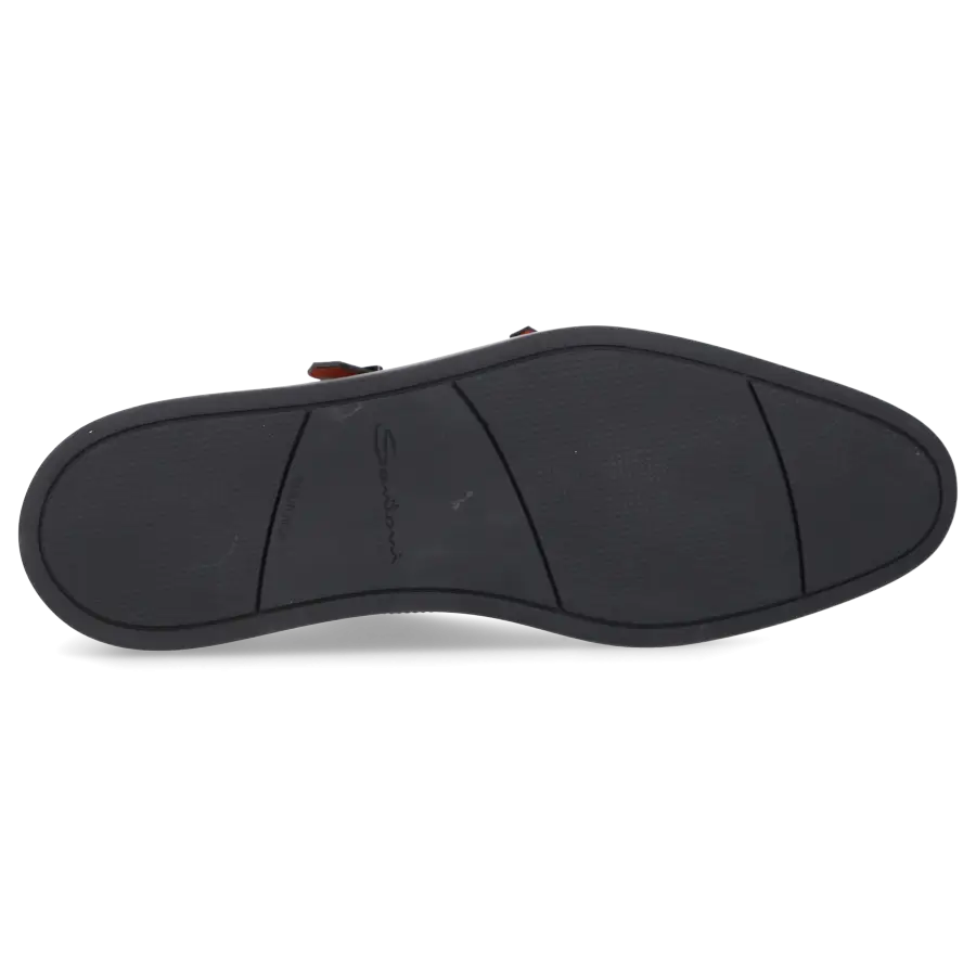 Santoni - Monk Schuhe 17832 Kalbsleder - schwarz