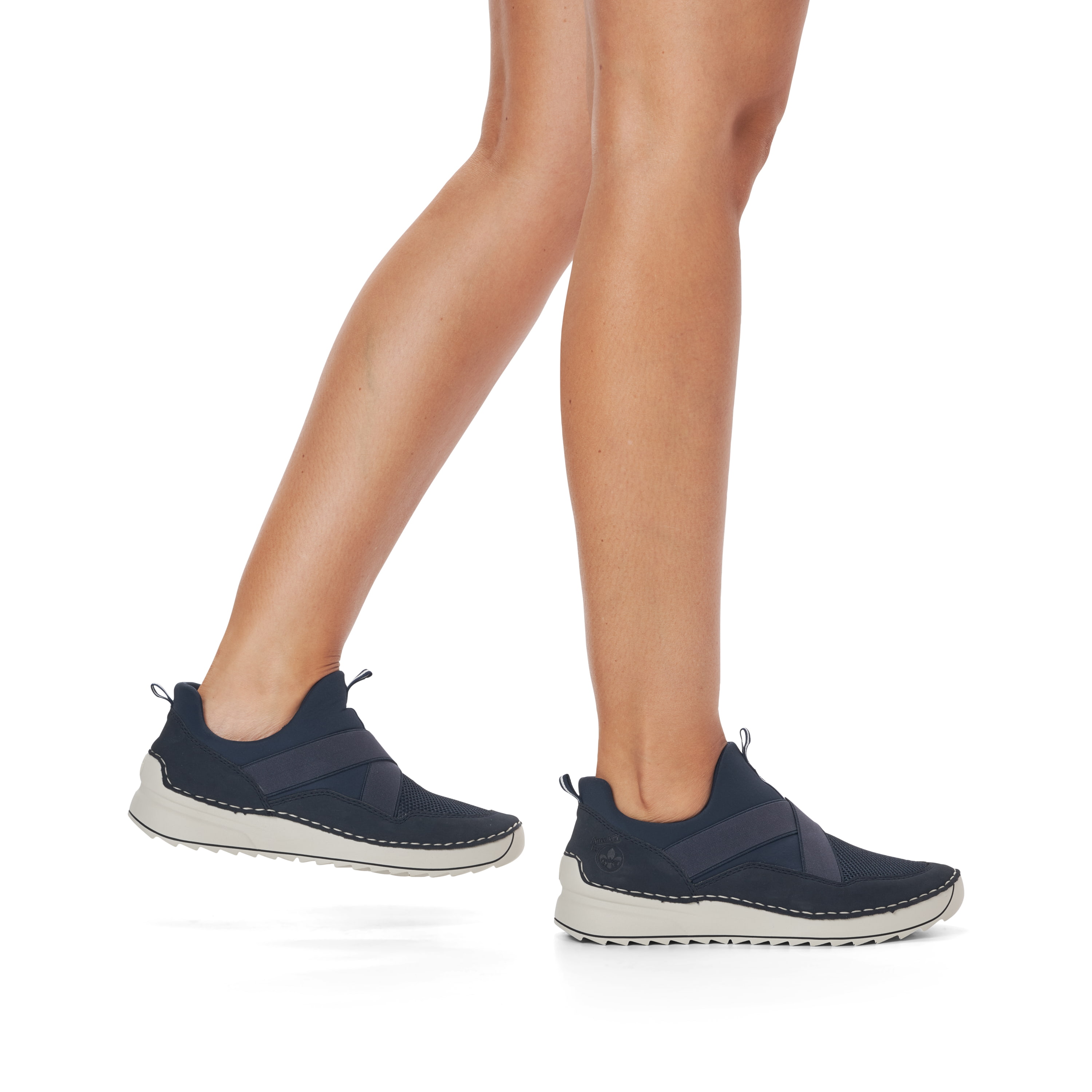Rieker Damen Slipper marineblau