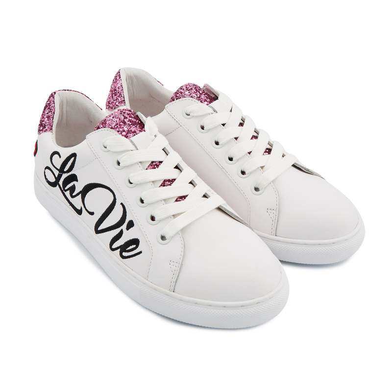 Baskets en cuir Simone la vie en rose