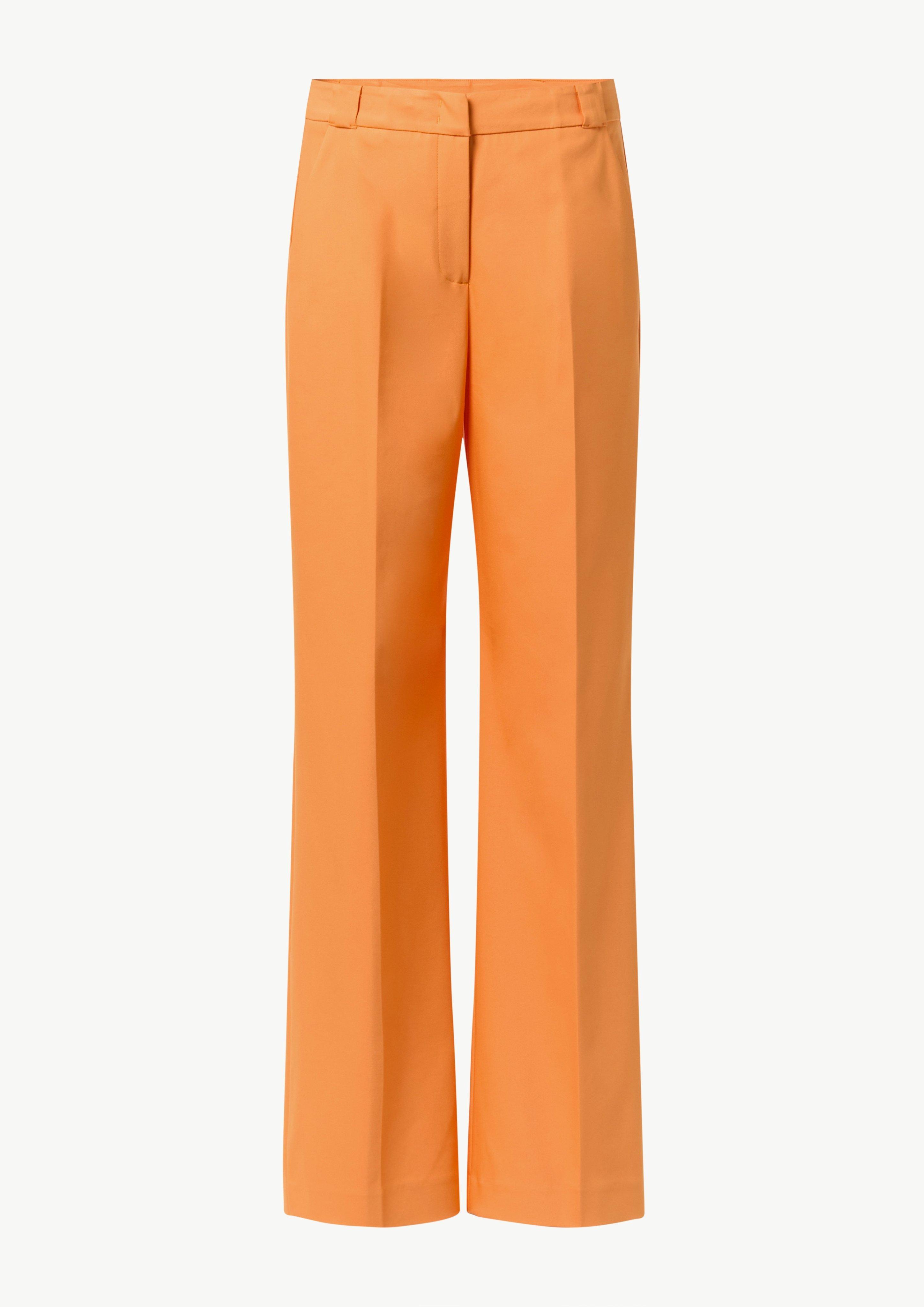 Regular: Hose mit Bügelfalten - orange