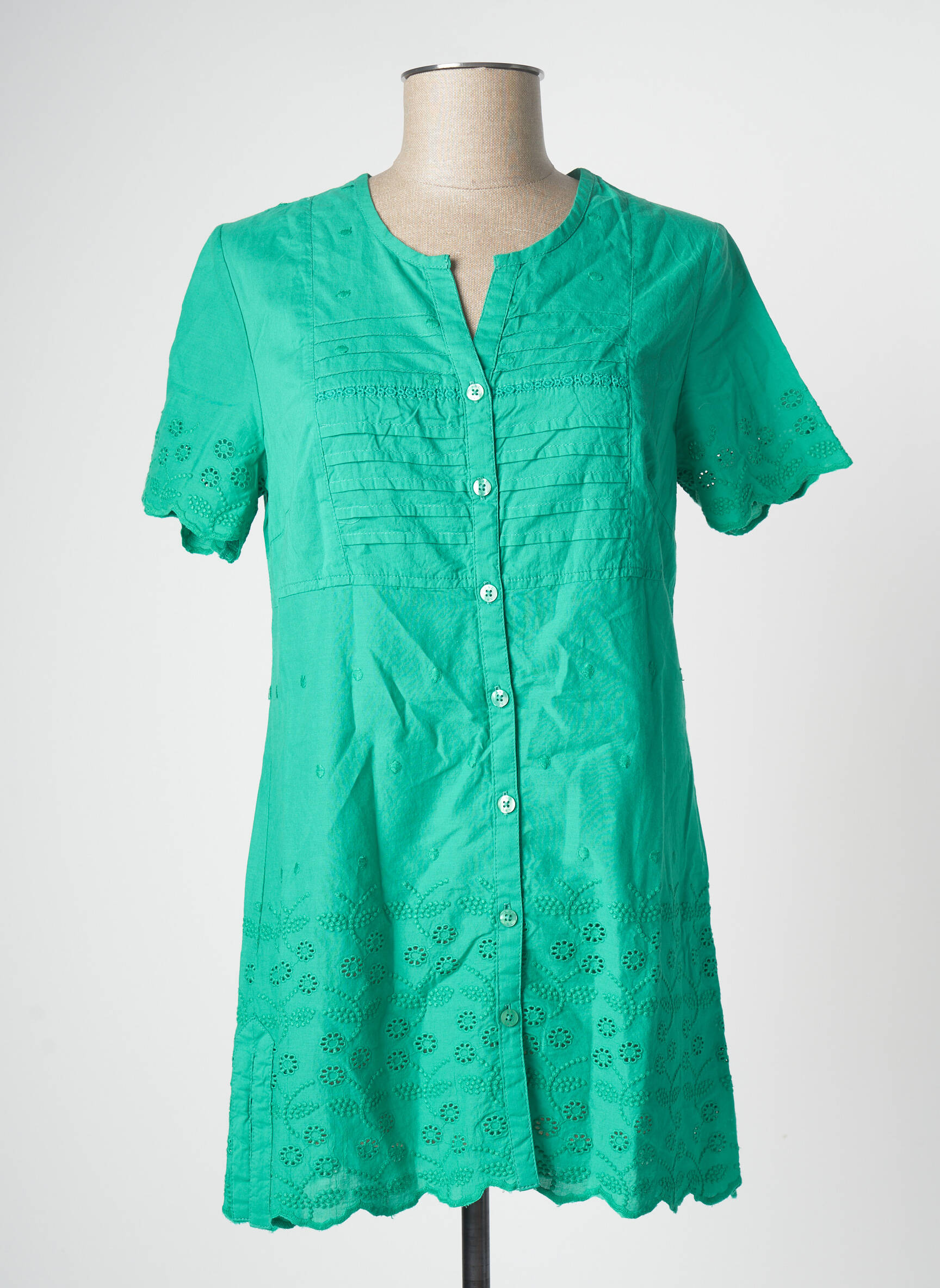 Agathe   Louise Tuniquemanchecourte Femme couleur vert