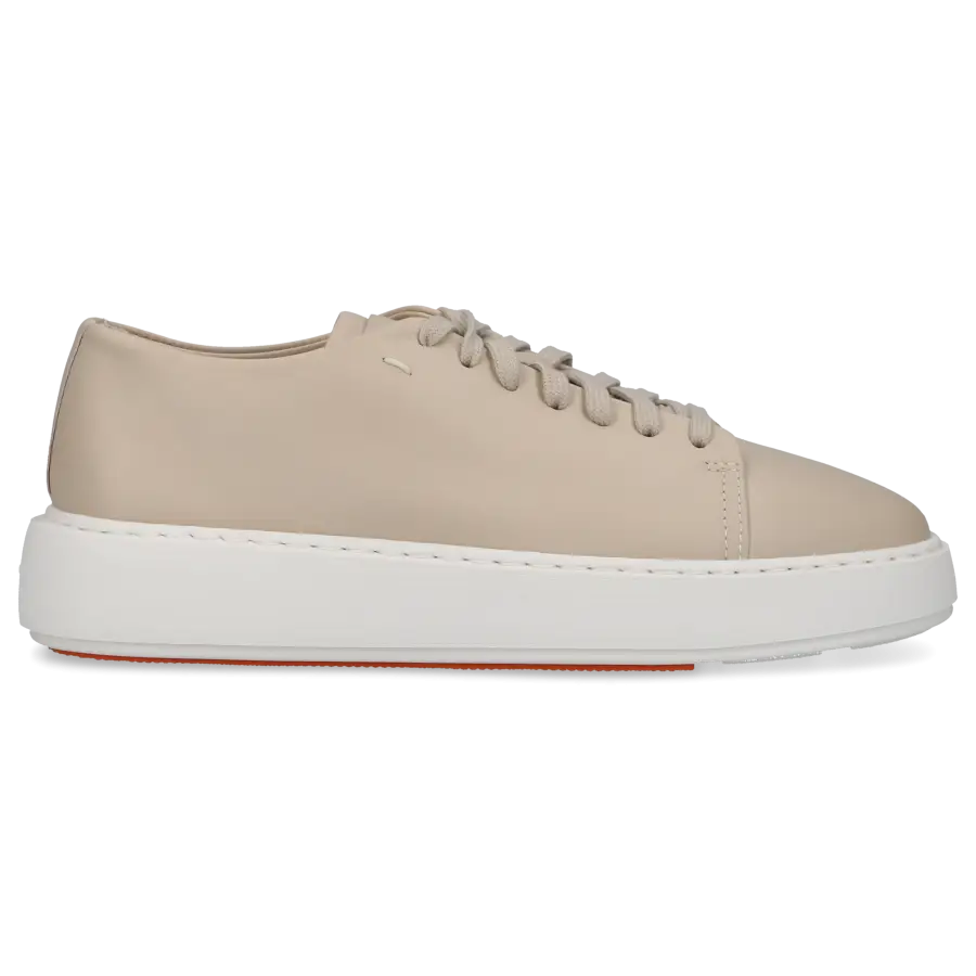 Santoni - Sneaker low 60994 Kalbsleder - grau