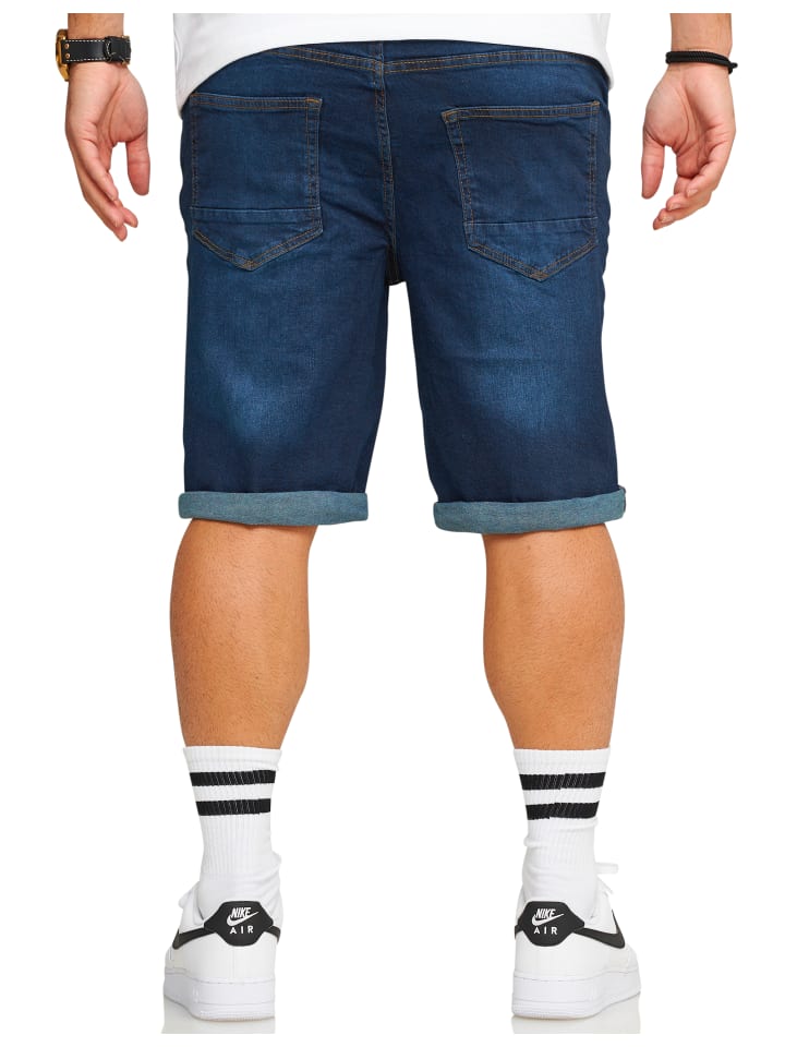 SOULSTAR Shorts - S2ALOJA Kurze Hose Jeans Bermuda Stretch Regular-Fit in Indigo_420 günstig kaufen