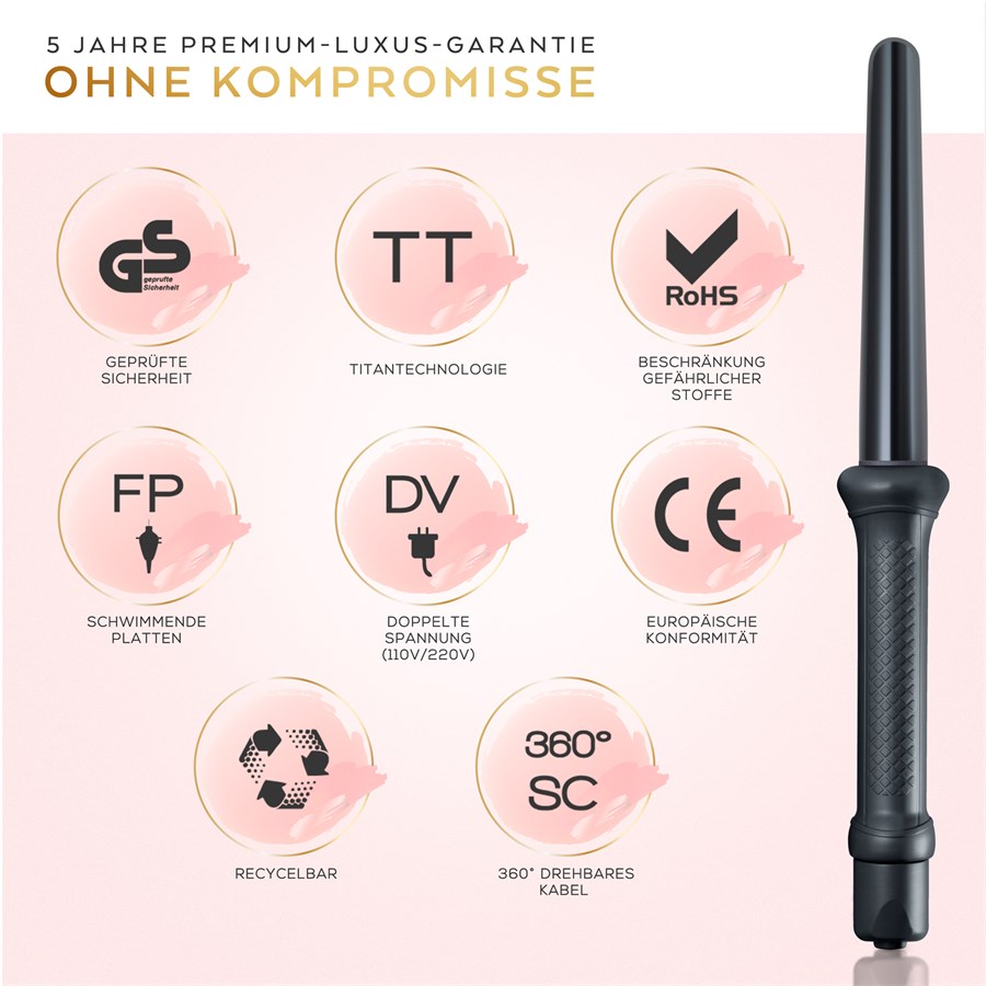 The Black 18-25 mm Curler