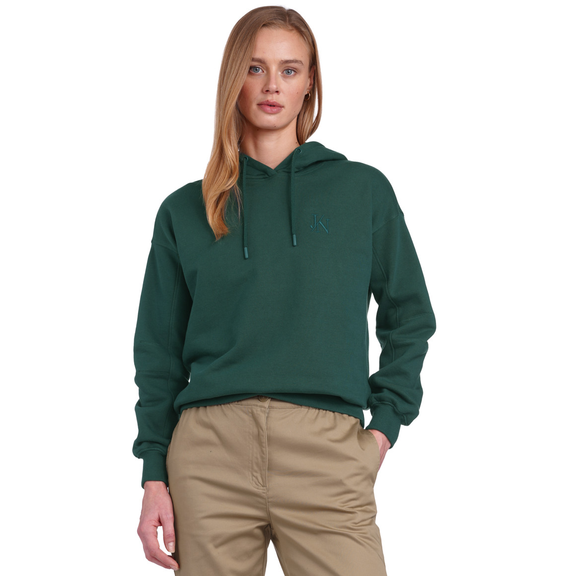 Damen Hoodie mit Stickerei