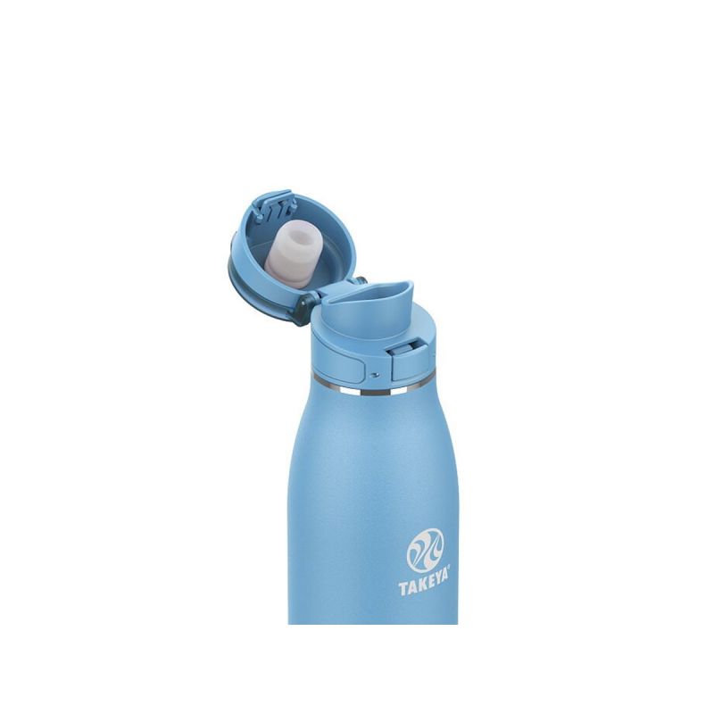 Takeya Actives Traveler Insulated Bottle 17oz \/ 503ml Bluestone (51286)