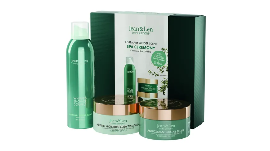 Jean&Len Spa Ceremony Rosemary/Ginger Geschenkpackung