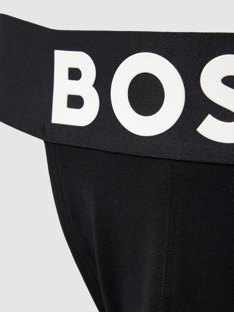 Jockstrap mit Label-Print in schwarz