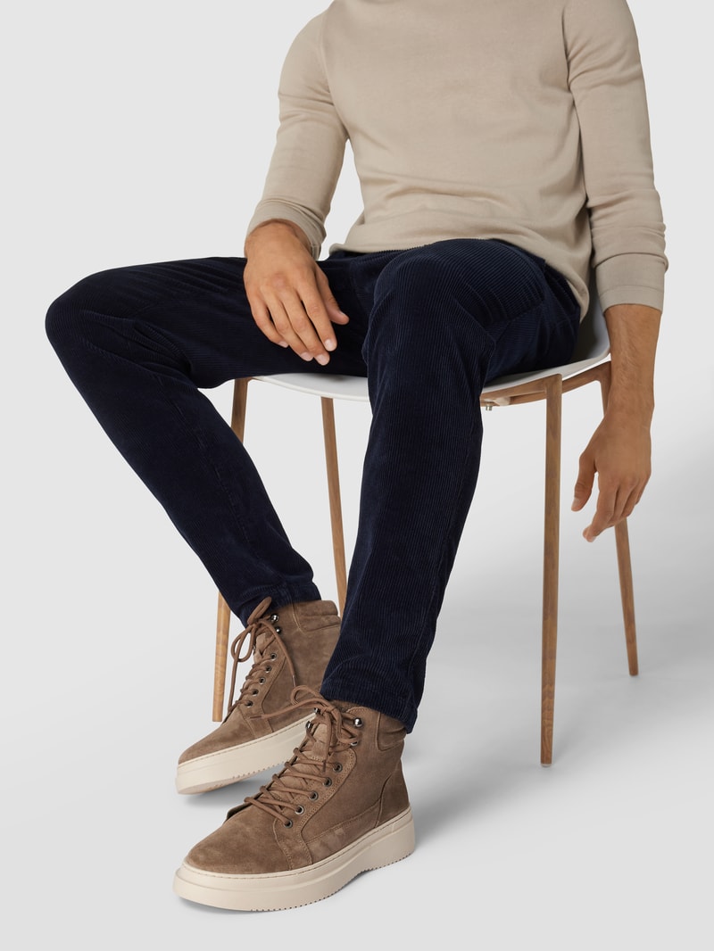 Boots aus Veloursleder Modell 'ALGOT' in taupe