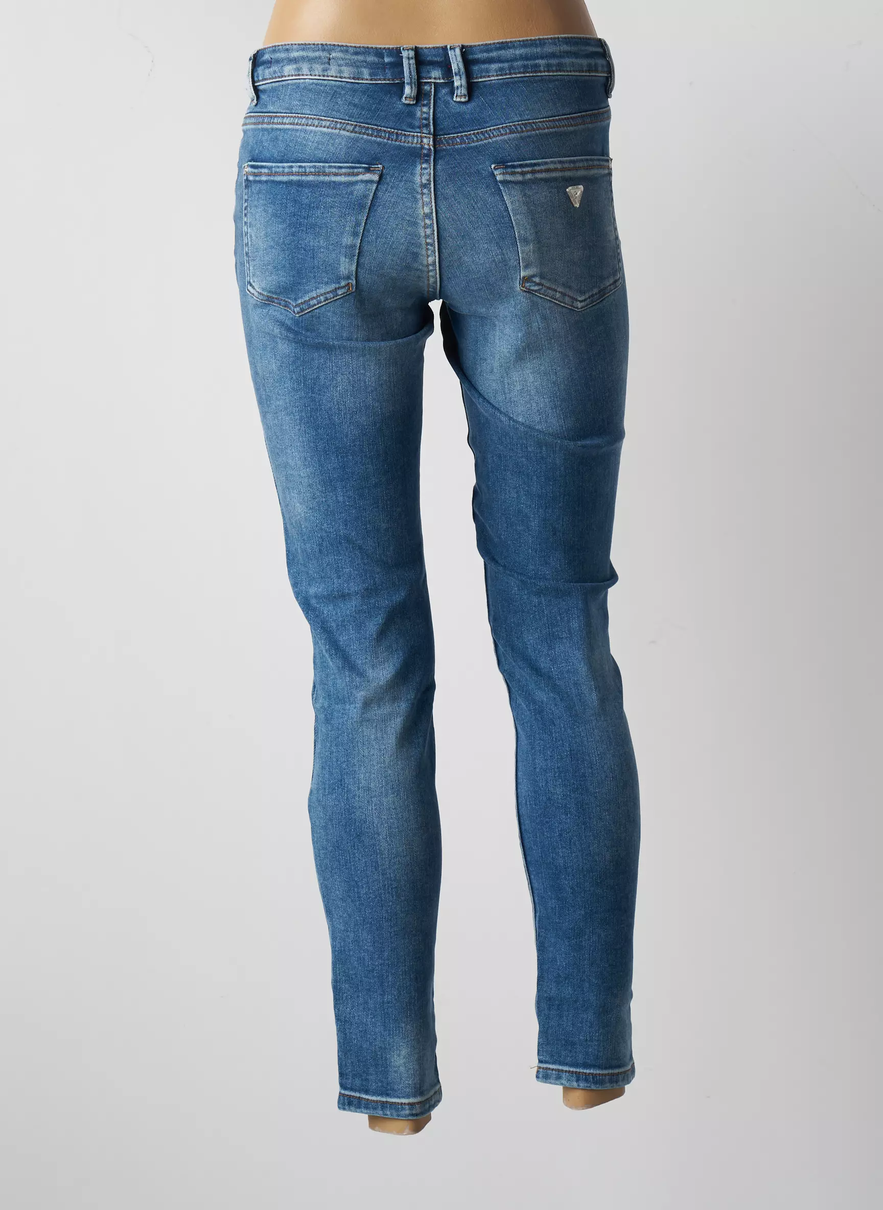 Guess Jeans Skinny Femme couleur bleu