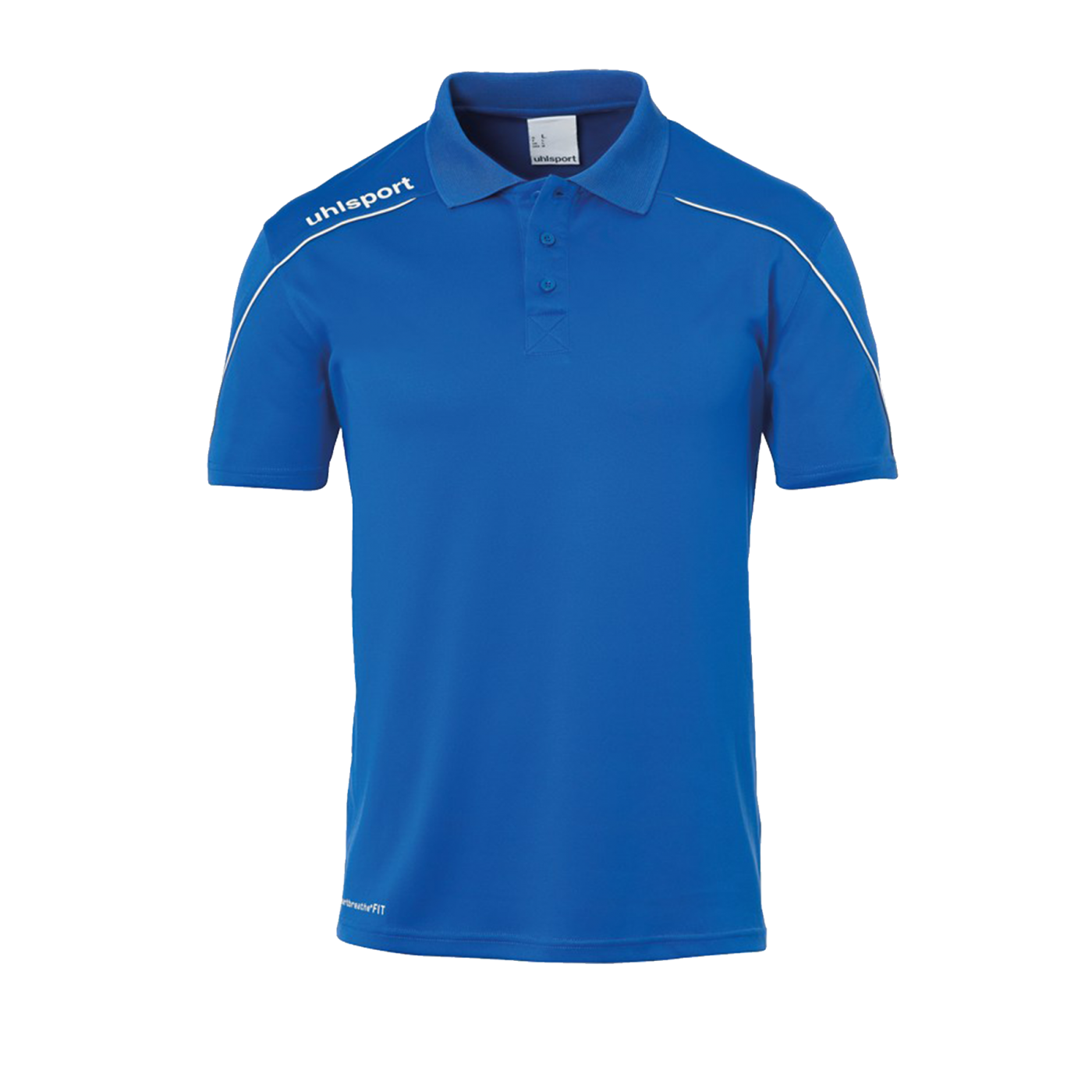 Uhlsport Stream 22 Poloshirt Kids Blau Weiss F03