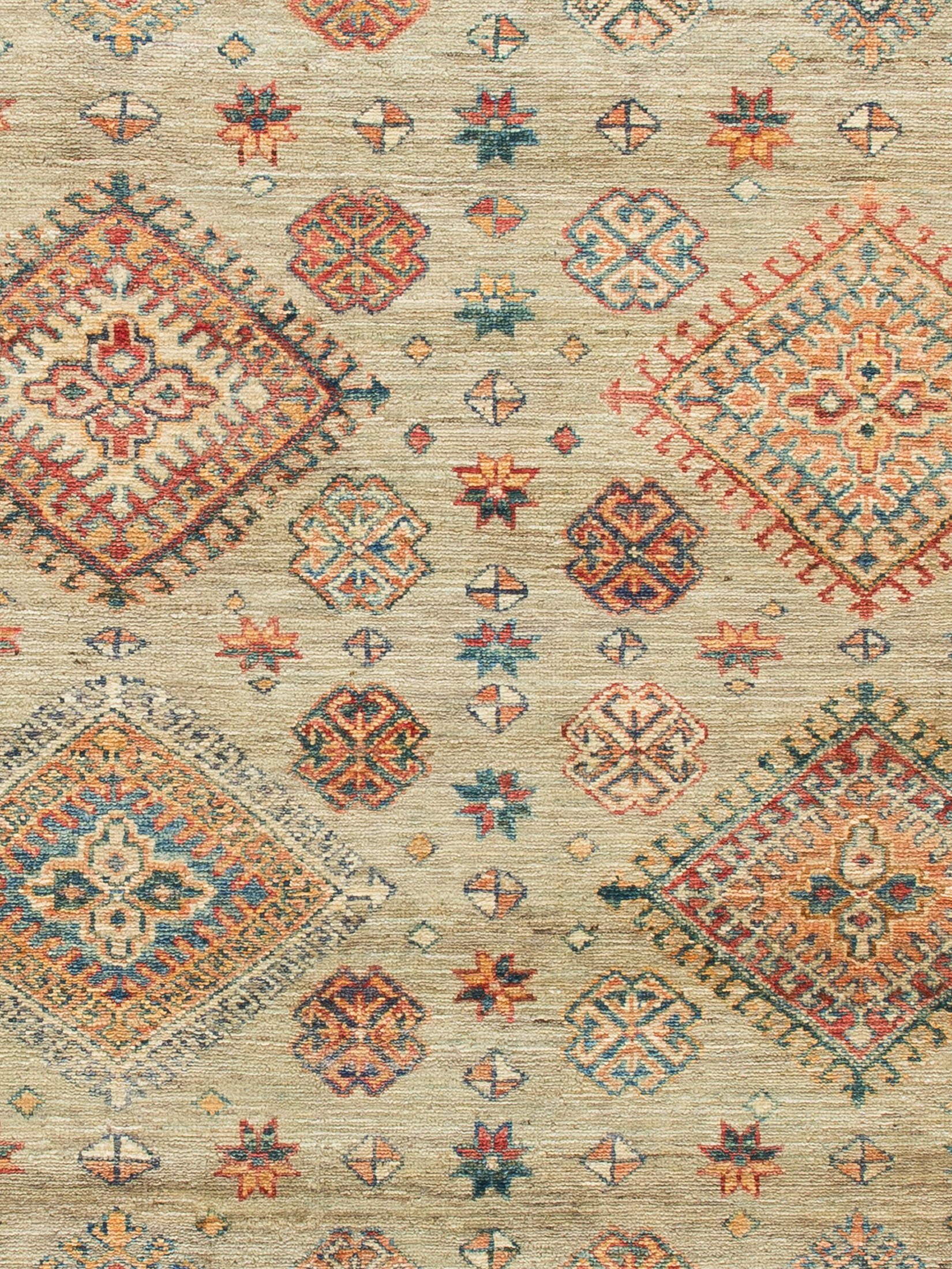 Kazak Ghazni ca. 248 x 311 cm, Unikat / Einzelstück