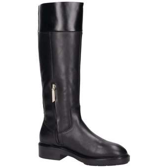 Calvin Klein Rubber Sole Knee Boot in schwarz