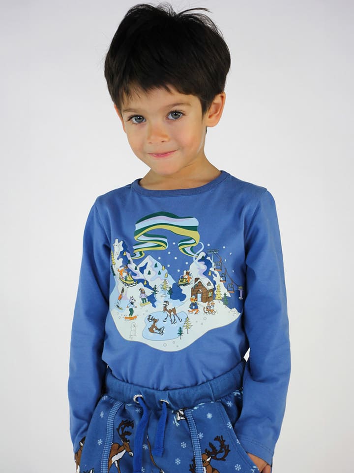 Småfolk Longsleeve in Blau günstig kaufen