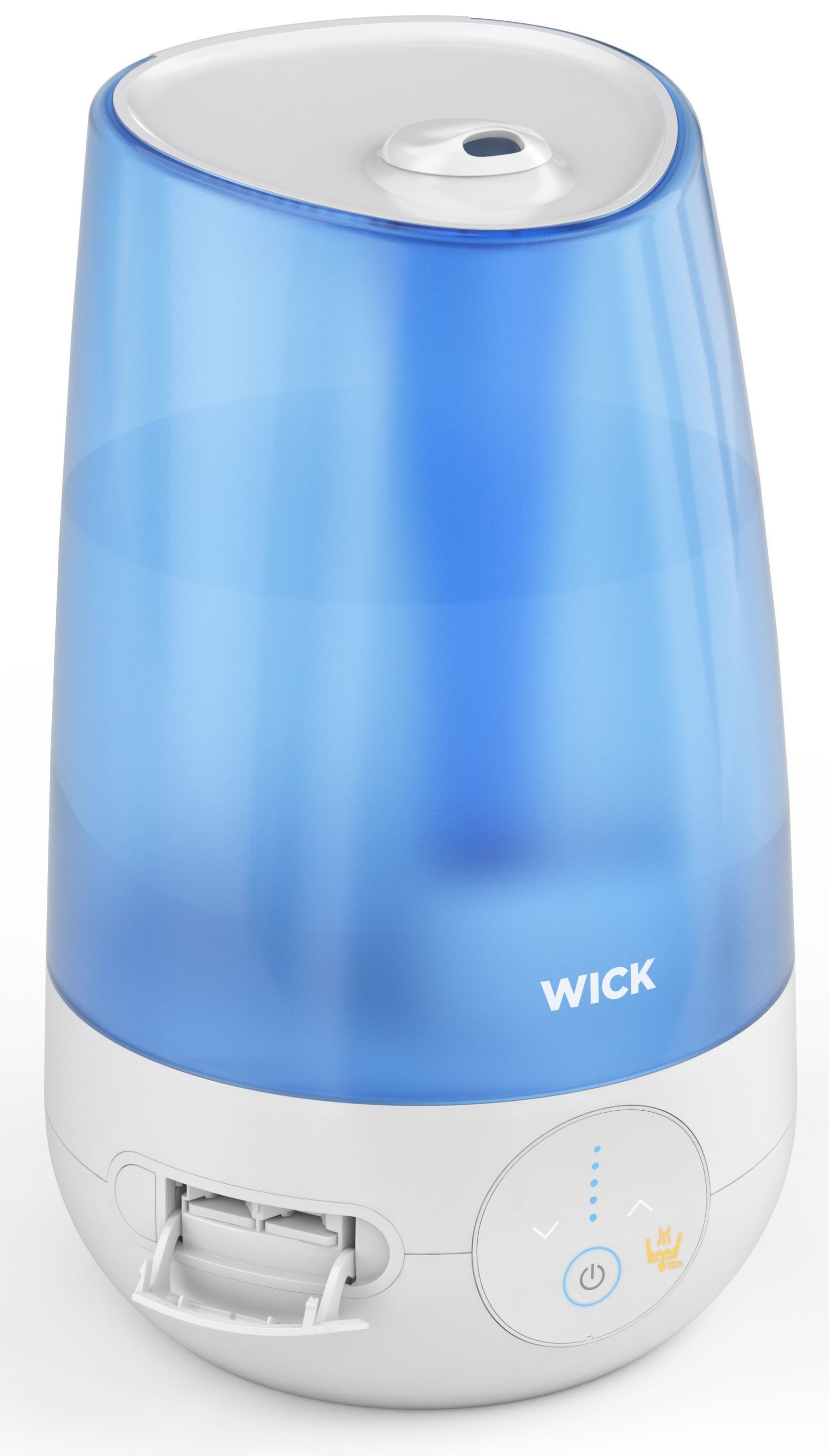 WICK Luftbefeuchter Ultraschall-Kaltluftbefeuchter, 4,5 l Wassertank, kompatibel mit den VapoPads Duftpads mit ätherischen Ölen