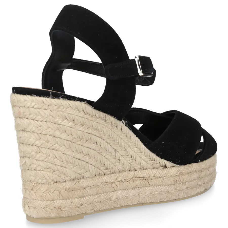 CASTAÑER - Sandalen BLAUDELL Veloursleder - schwarz