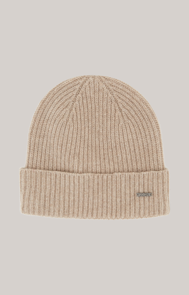 Kaschmirmütze Fenol in Beige