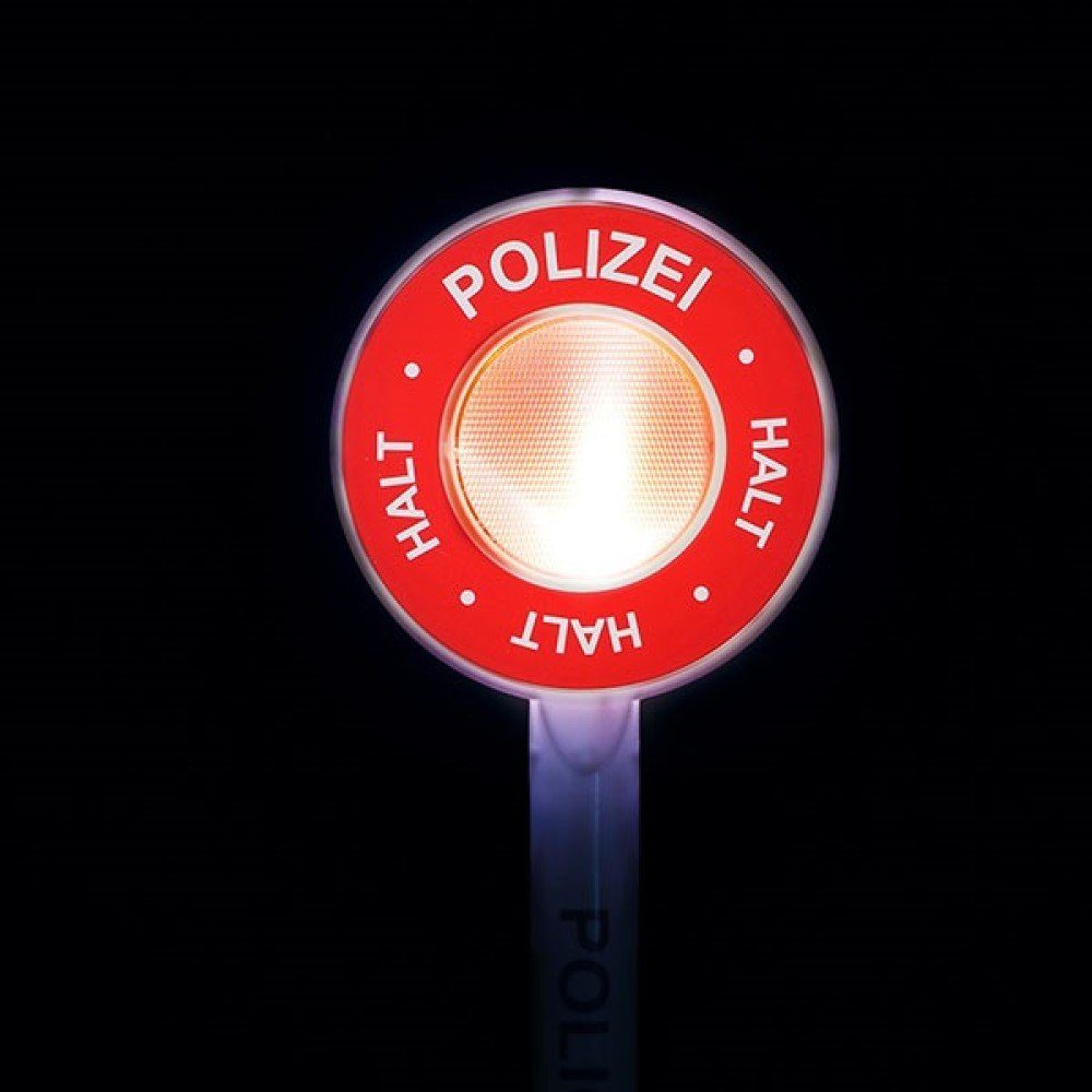 Toi-Toys Spielzeug-Polizei Einsatzset Polizei Polizeikelle in Deutsch mit Licht