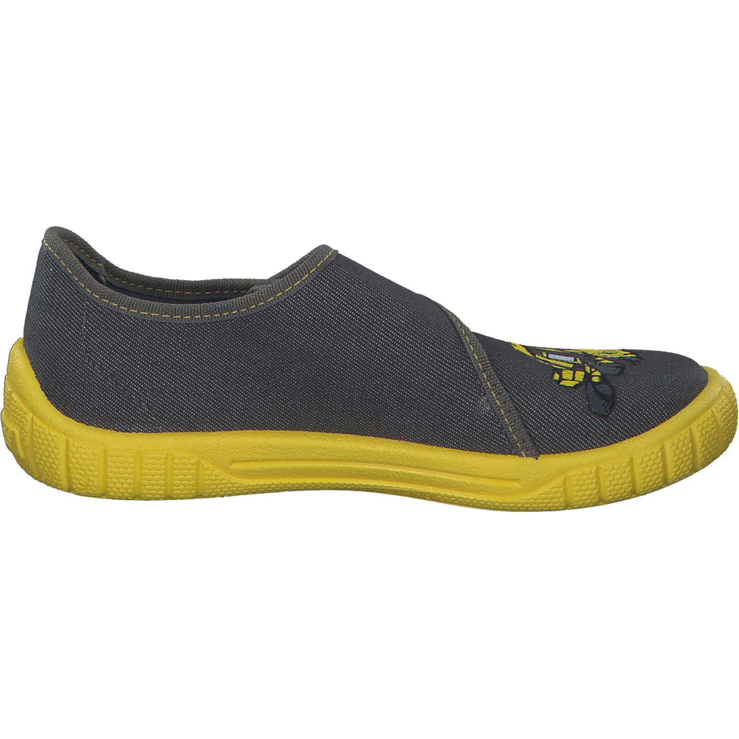 Superfit BILL 00278, Hausschuhe, Kinder, GRAU/GELB