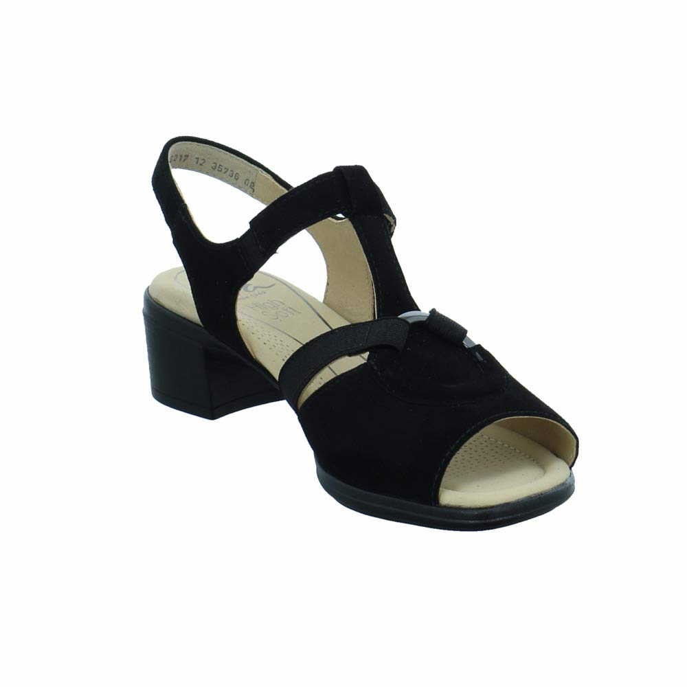 ARA Klassische Sandalen schwarz LUGANO LUGA