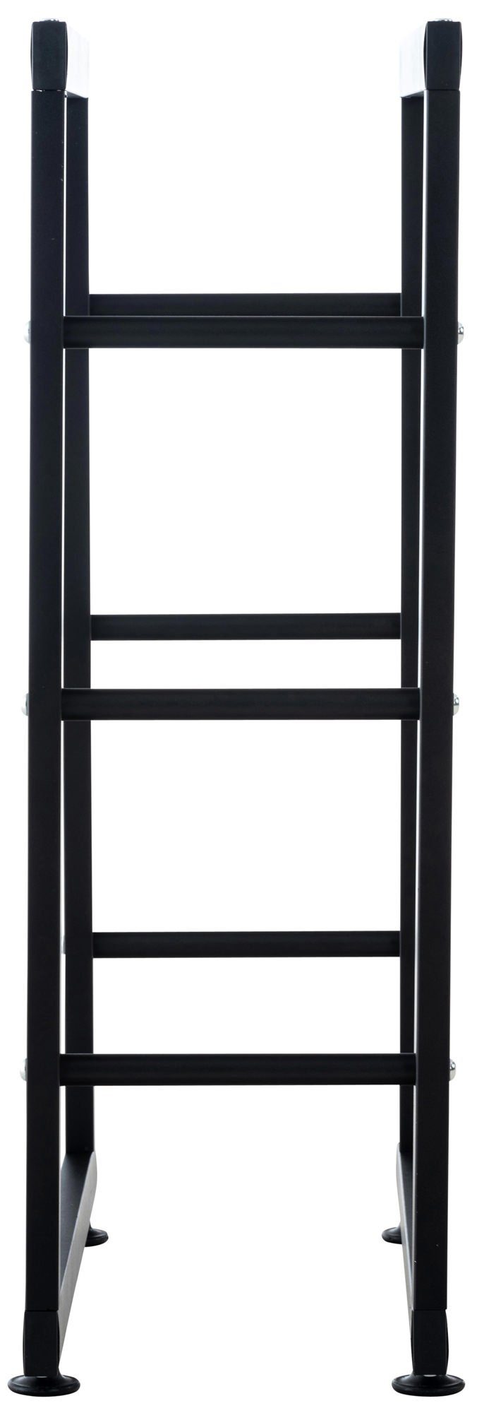 CLP Kaminholzregal Keri V2, BxTxH:40x25x80 cm, schwarzes Metall