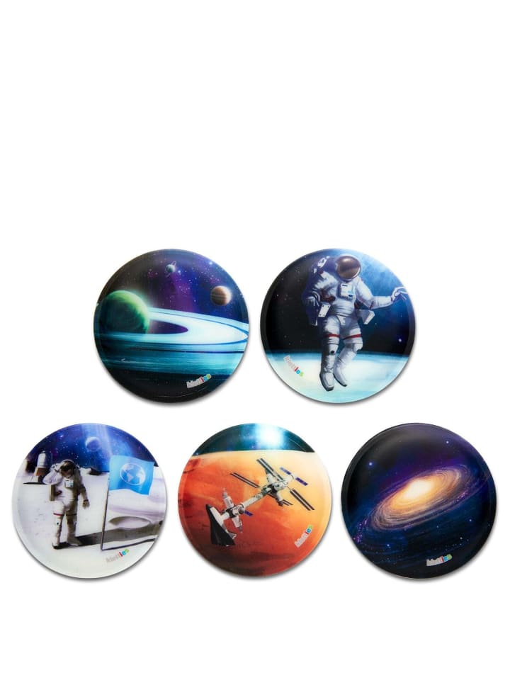 Ergobag Zubehör Klettie - Set 5 tlg. matt (Wald Feen) in Universum günstig kaufen onesize