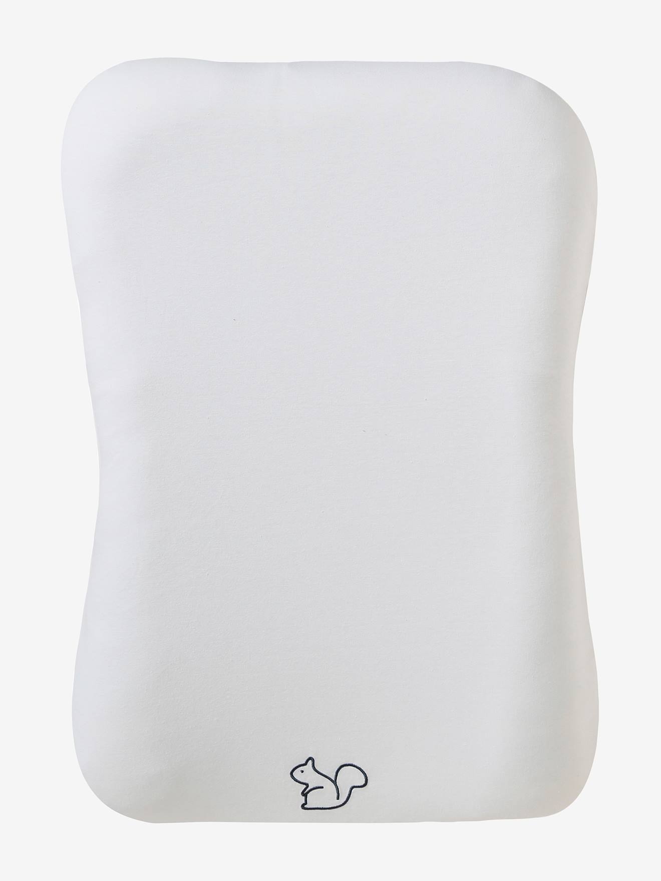 Vertbaudet 3er-Set Jersey-Schonbezüge für Baby Wickelauflage - pack graublau waldfreunde