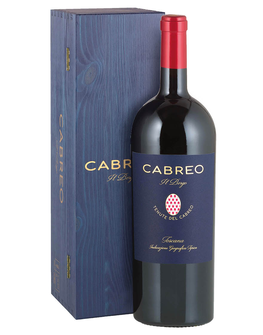 Toscana IGT Cabreo Il Borgo 2020 Ambrogio e Giovanni Folonari Magnum 1,5 ℓ, Caisse bois